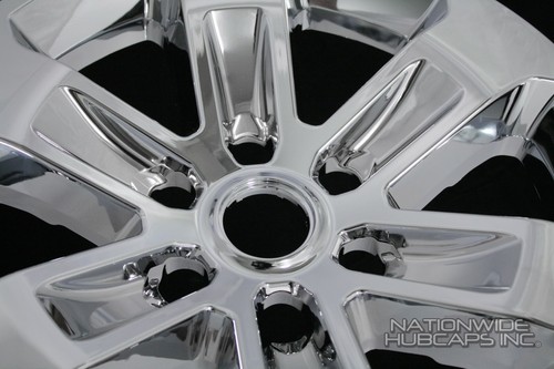 4 fits Dodge Ram 1500 Laramie 2019-24 Chrome 18" Wheel Skins Hub Caps Rim Covers - Picture 5 of 12
