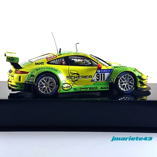 Porsche 911 GT3 R #911 Dumas - Lietz- Pilet Nürburgring 24h 2017 1:43 IXO - Imagen 3 de 7