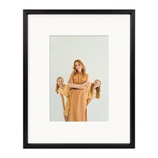 Classic Satin Aluminum Metal Picture Frame Landscape Or Portrait Photo with Mat