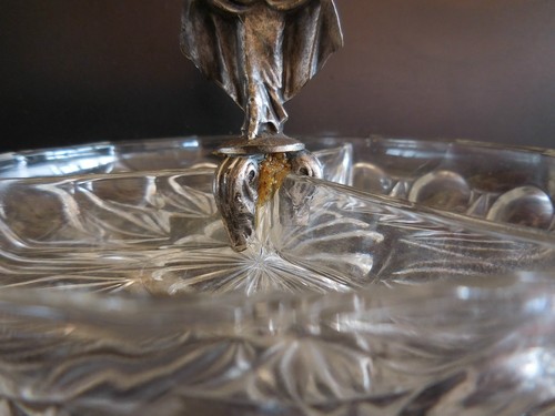 Cuts Glass Crystal Art-Déco Art Nouveau Ceramic By Pn - Imagen 5 de 12