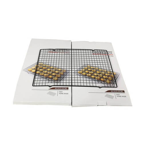 Antihaft Draht Keks Backen Kühlgestell BBQ Braten Brot 2 Stück 10" X16" - Bild 2 von 6