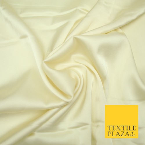 OVER 80 COLOURS Fine Silky Smooth Liquid Sateen Satin Dress Fabric Drape Lining - Picture 16 of 155