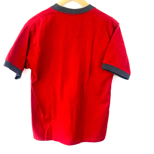 Hard Rock Cafe Munich T-Shirt Men's Size Medium Red Short-Sleeve Combed Cotton - Picture 3 of 14