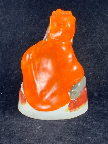 Antique Staffordshire 6" Figurine - Little Red Riding Hood with Wolf - Picture 6 of 8