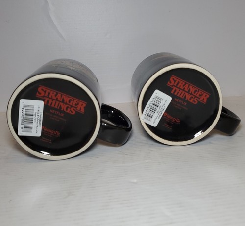 2 PACK Stranger Things Coffee Mug Black Palace Arcade Collectible Cups Netflix - Bild 2 von 2