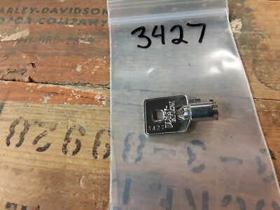OEM Harley Davidson Barrel Key # 3427 Ignition Switch Fork OEM Harley Davidson Barrel Key # 3427 Ignition Switch Fork