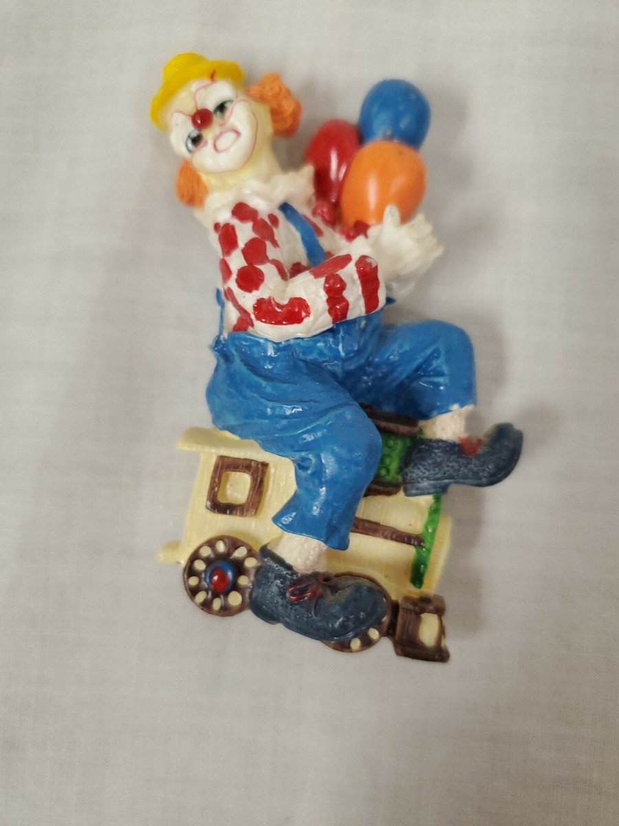 VINTAGE CLOWN REFRIGERATOR MAGNETS (2) RESIN CEDAR POINT 3 D | eBay