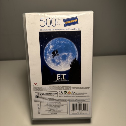 E.T. The Extra Terrestrial 500 Pezzi Blockbuster VHS Puzzle Retrò Vintage - Foto 7 di 11