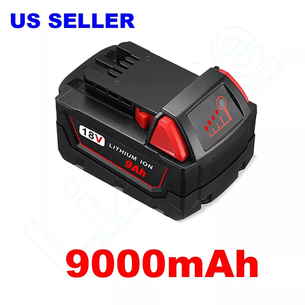 for Milwaukee 18V M18 XC Battery 9.0Ah Replacement 2-Pack | Vanon 48-11 9Ah Li-ion Battery for M18