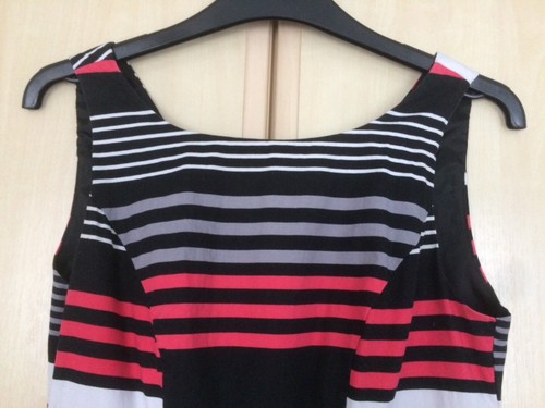 Redherring Red, black, white striped dress. Multicoloured strpey dress. Size 8 - Picture 2 of 6
