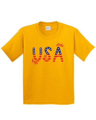 USA American Patriotic Kids Short Sleeve T Shirt New Graphic Sarcastic Gift Tee - Picture 9 of 14