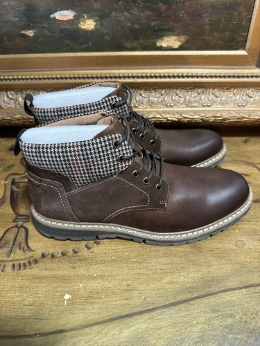 Stivali chukka Stacy Adams Grisham eleganti punta liscia marrone uomo 8 M NUOVI IN SCATOLA - Foto 8 di 24