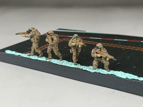 1/72 Built and Painted U.S Special Force Night Device 4 Figures Model - Picture 4 of 8