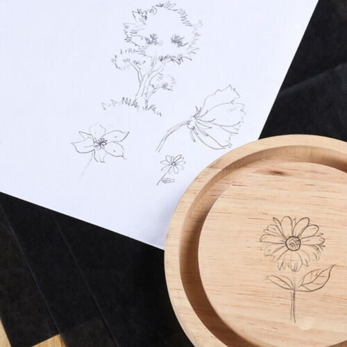 100 Sheets A4 Carbon Transfer Tracing Graphite Paper for Wood Carving Canvas G - Picture 4 of 8