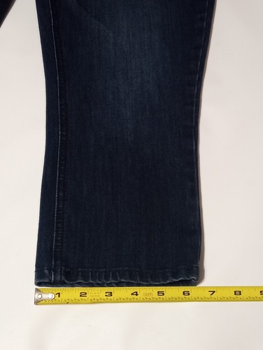 Seven 7 Skinny Capri Denim Jeans (8) Stretch bestickt Helios dunkle Waschung - Bild 11 von 16