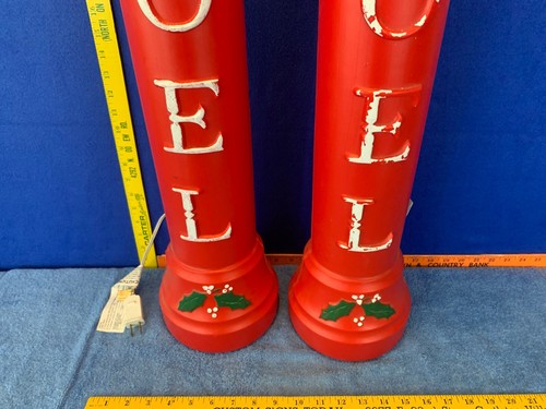 General Foam Plastic Noel Candle Blow Mold Yard Décor - Picture 4 of 6