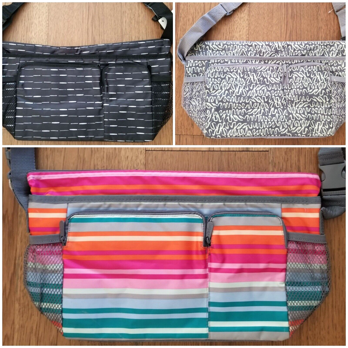 NEW Thirty One Cargo Clip On Thermal Swirls & Whirls Starlit or