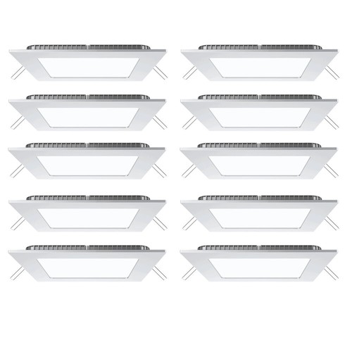 10er Set LED Einbau Decken Spot Strahler Lampe Raster Leuchte Beleuchtung Flur - Bild 2 von 12