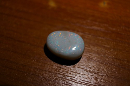 Mintabie Australian Opal - 8.3 carat - floral pinfire multicolour - Dopal - #096