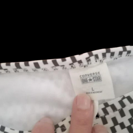 Converse One Star Women's White /Black Bikini Swim Bottom Size Large - Image 3 of 4