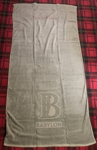Babylon Bangkok Thailand Beach Blanket Towel Green 39” X 78” NEW