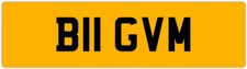 BIG VM VINCE VICK VIK VINNY VAL BOSS BO55 B19 B16 B PREFIX NUMBER PLATE B11 GVM