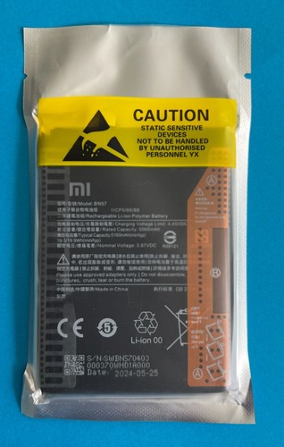 BATTERIE ORIGINALE OEM XIAOMI BN57 POCO X3 PRO & POCO X3 NFC 5160mAh NEW BATTERY - Zdjęcie 9 z 11