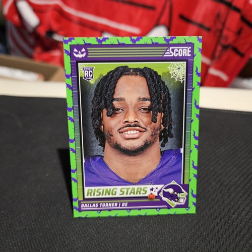Dallas Turner 2024 ScoreATreat Football Green Bats Rookie Card 14 eBay
