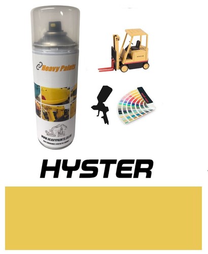 Hyster Older Brown Yellow Forklift Truck Paint Enamel Paint 400ml Aerosol