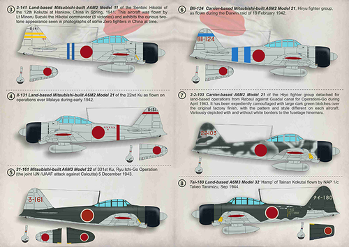 Print Scale 72-344 Decal for airplane 1:72 A6M2- A6M3 "Zero" Part 2 - Bild 9 von 24