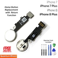 Iphone 8/8 Plus/Se 2020 Universelles Home Button Flexkabel Ersatz - Silber
