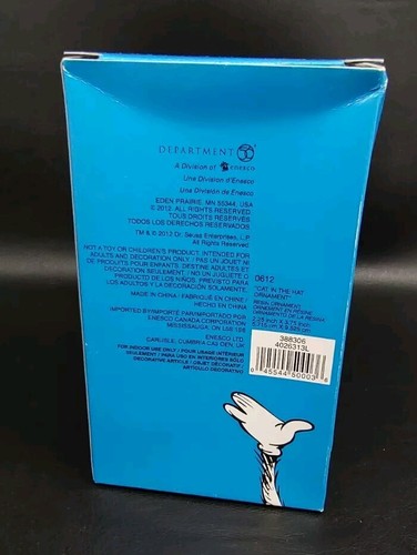 Abt. 56 Dr. Seuss "Katze im Hut" Christbaumschmuck 0612 Enesco - Bild 5 von 9