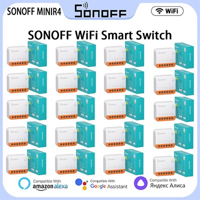 SONOFF MINIR4 WiFi Smart Switch 10A 2-Way Control Mini Extreme Smart Home Relay