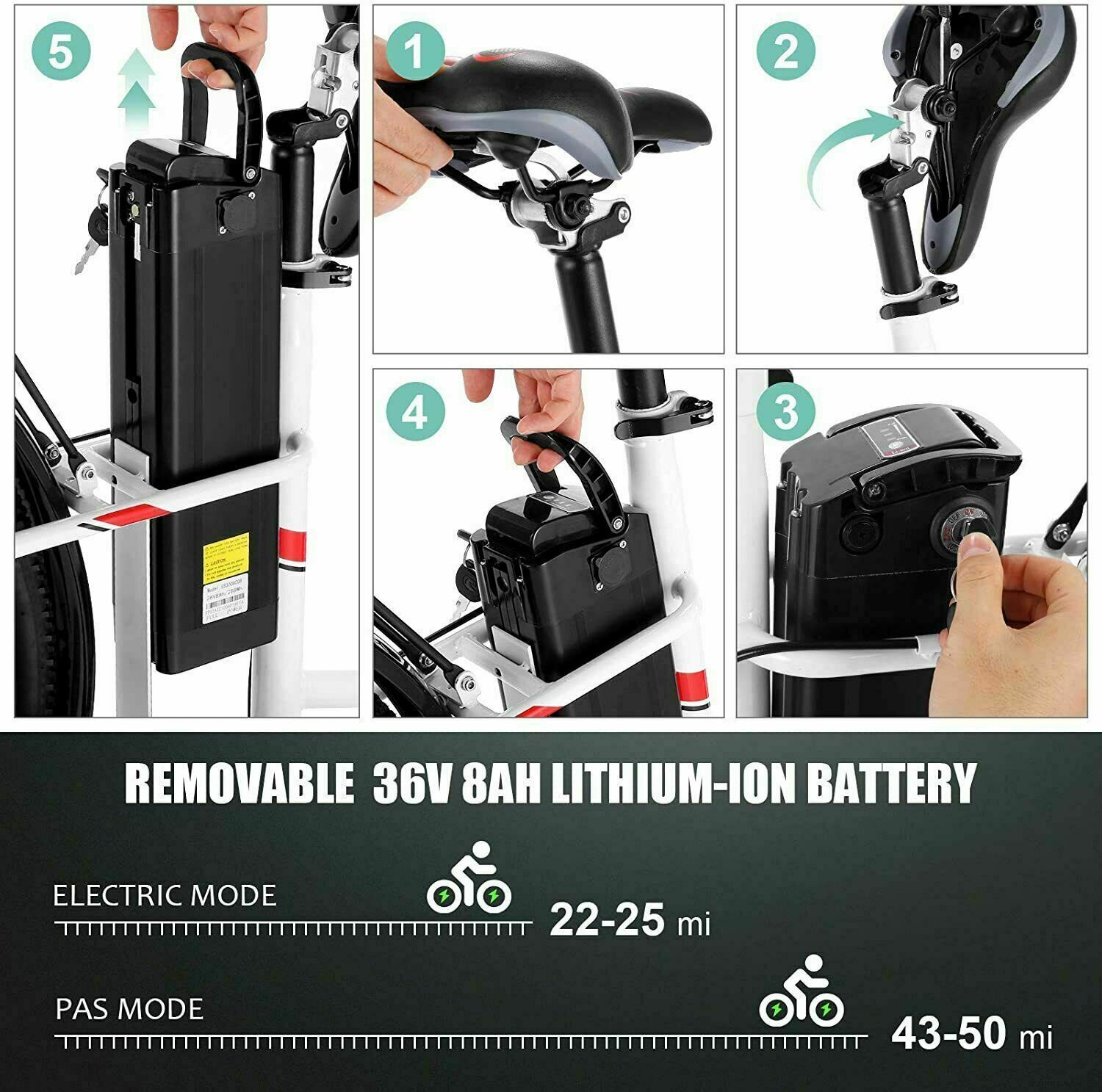 Details zu 350W Elektrofahrrad 26zoll E-bike Damen E city bike pedelec 32km/h 21-Gang@VIVI# Super Sonderpreis günstig