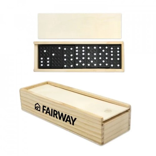 (5 Pack) Dominoes in Wood Box NEW!!!! - Picture 3 of 3