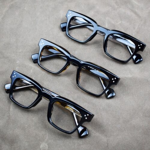 Retro quadratische dicke Acetatbrille Rahmen Einbau Lesebrille Männer Frauen - Bild 9 von 43