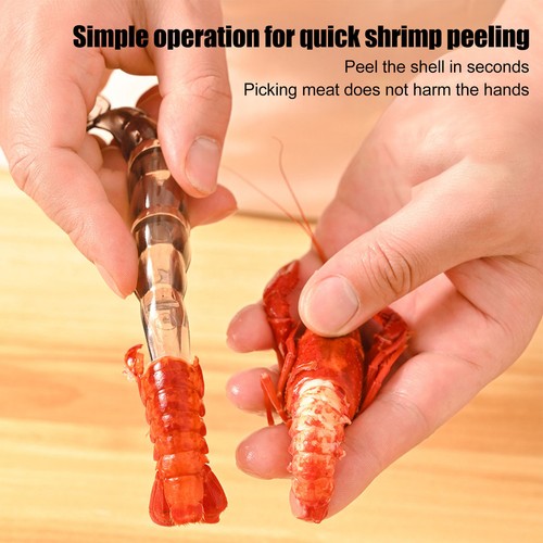 Portable Prawn Peeler Shrimp Deveiner Peel Devices Creative Kitchens Tools New - Picture 10 of 12