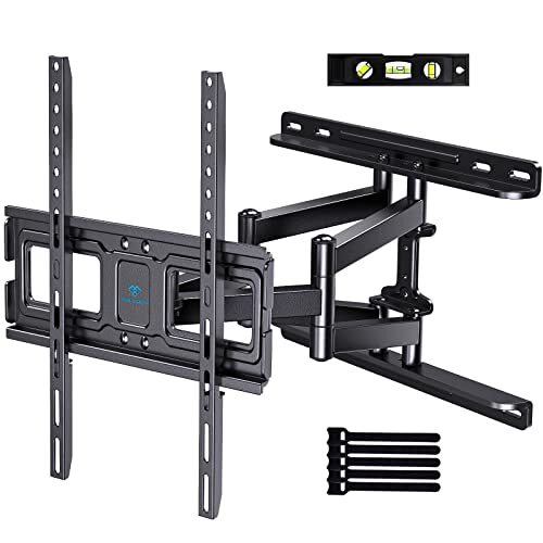 Tv Wall Mount Full Motion For 3255 Inch Flat Curved Screen Tvs Tv Mount With Swi-image