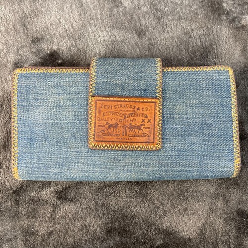 Levi Strauss Wallet Vintages 1970s Original Jean and Leather NM - Picture 13 of 13