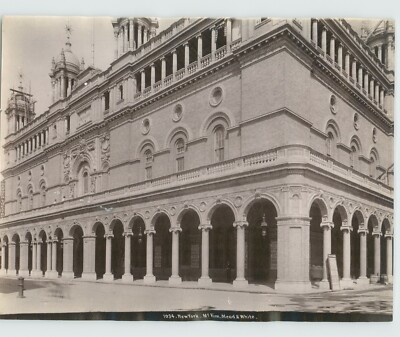 ORG. New York City NYC Architectural Albumen Photo Madison Square Garden 1890s 