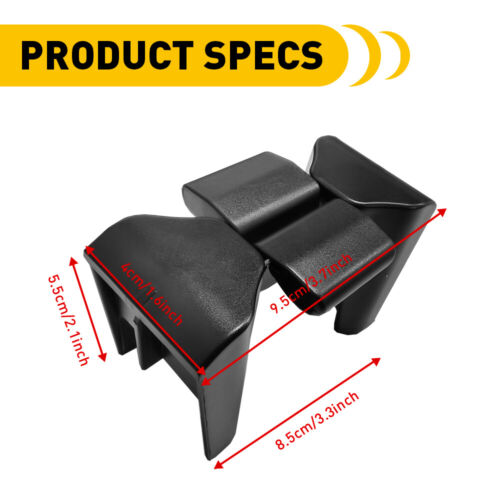 Divisor negro para Toyota Highlander 2002-2007 consola central portavasos inserto A - Imagen 2 de 12