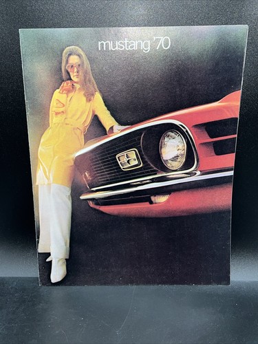 Vintage 1969 & 1970 Ford Mustang And 1972 Ford Ranchero Brochures - Picture 6 of 12