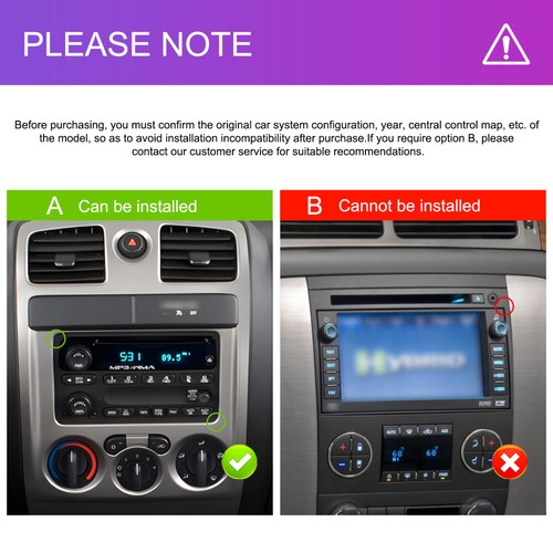Android Car Stereo Radio GPS Head Unit For 2003-2006 GMC Chevrolet Chevy Camera - Picture 16 of 18