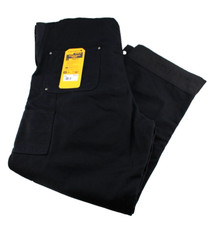 New CARHARTT Size XL Regular Black Quilt Lined Duck Zip-To-Knee Men Bib Overalls