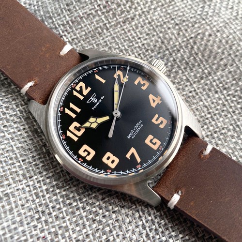 20ATM Pilot 39MM Tandorio Sapphire Glass Miyota NH35 PT5000 Automatic Mens Watch - Picture 6 of 13