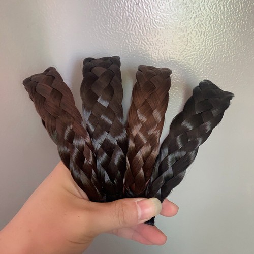 Bandeau Femme Antidérapant Bandeau 2024 Tresse Tournée Cheveux de Mariée - C8