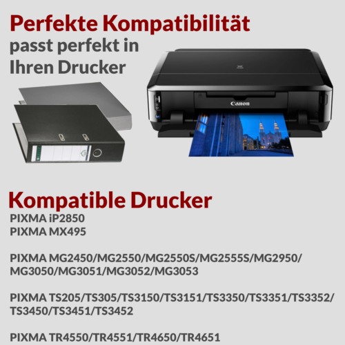 Original Canon PG545 CL546 XL Tinten Patronen PIXMA MX495 MG2555 MG3050 TS3450 - Bild 2 von 25