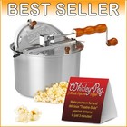 Movie Night Essential: Whirley Pop Silver 6-Quart Gourmet Popcorn Popper