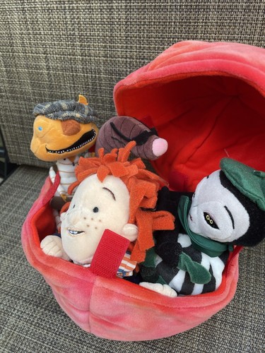 disney Bean bag plush set james and the giant peach NWT Roald Dahl - Picture 1 of 5