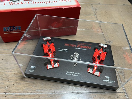 Maquette BBR 1/43 Ferrari F1 2001 – Schumacher GP Hongrie – MET101